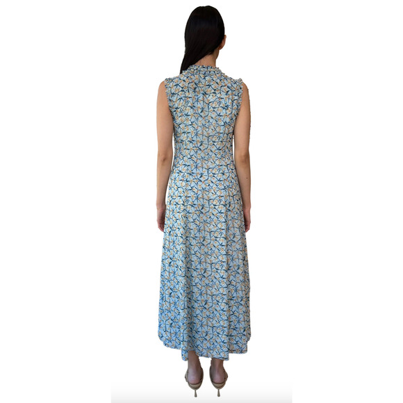 ***Not Available***Claudine Silk Georgette Dress in - Picture 4 of 4